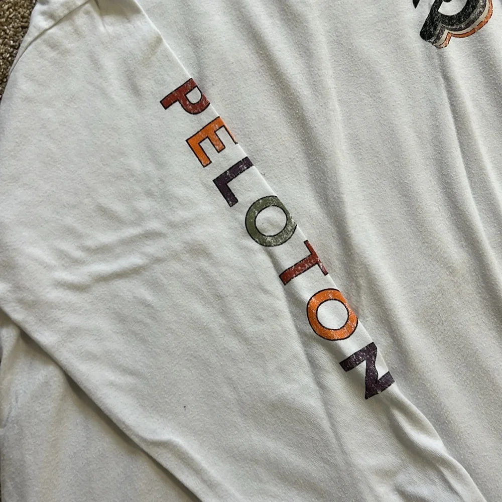 Peloton White Long Sleeve Shirt - Picture 3 of 5